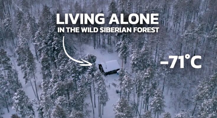 Living Alone in the Wild Siberian Forest for 20 years (-71°C, -96°F)